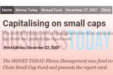 The MONEY TODAY-Plexus Management new fund evaluation analyses the DBS Chola Small Cap Fund
